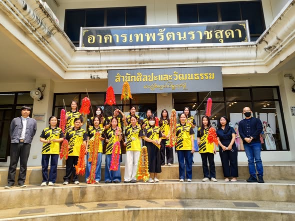 ภาพประกอบ: ต้อนรับคณะอาจารย์และนักศึกษาตามโครงการแลกเปลี่ยนจากมหาวิทยาลัย Guangxi Normal University University