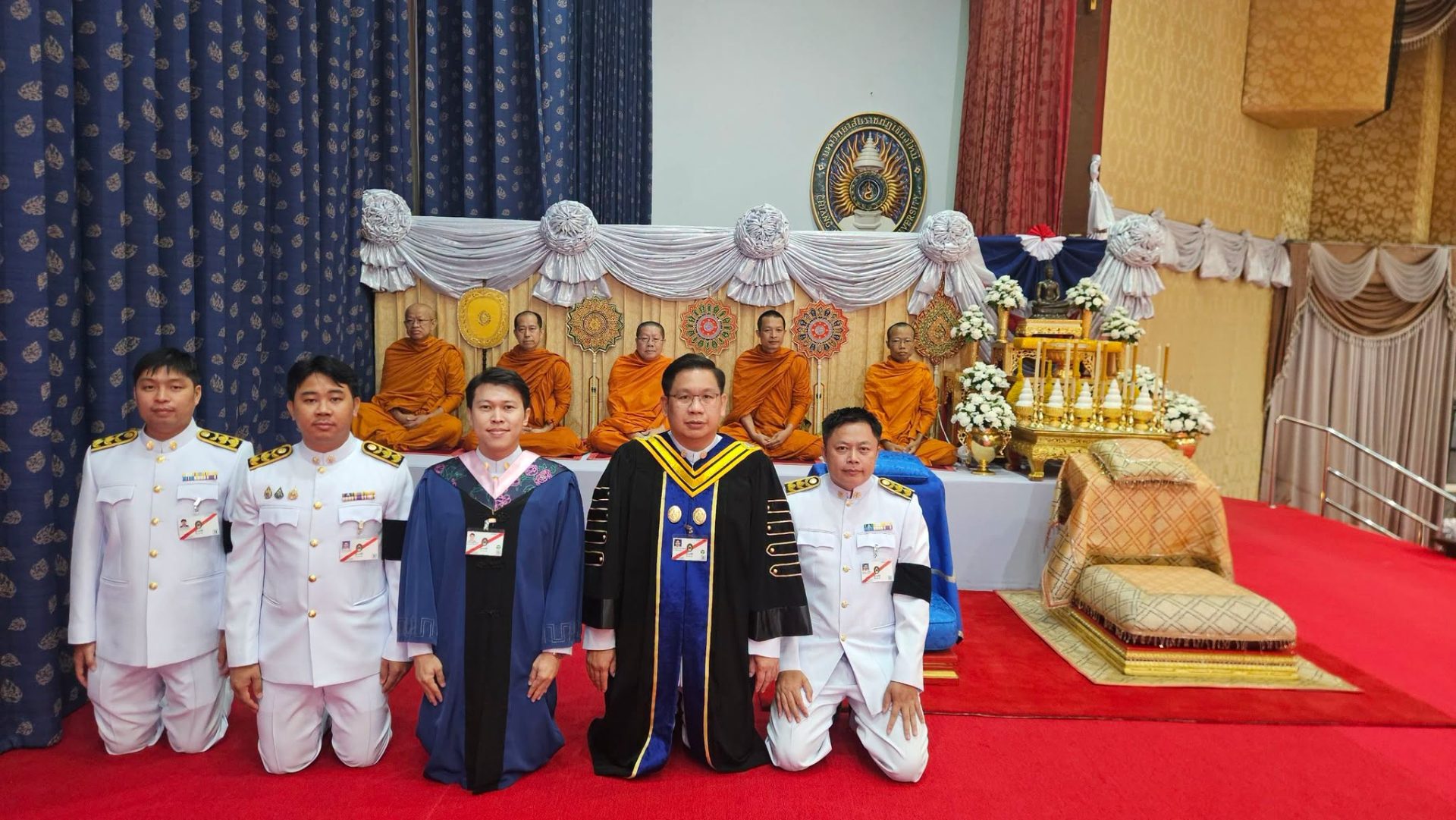 ภาพ: สำนักศิลปะฯ รับมอบหมายเป็นคณะกรรมการฝ่ายพิธีสงฆ์ พิธีพระราชทานปริญญาบัตร มหาวิทยาลัยราชภัฏภาคเหนือตอนบน ประจำปี 2567-2568