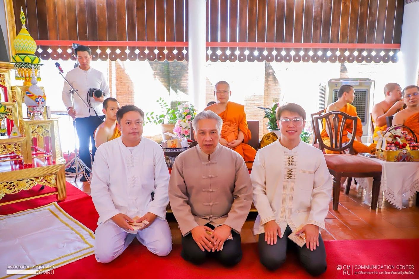 มหาวิทยาลัยราชภัฏเชียงใหม่เข้าร่วมพิธีแสดงมุทิตาจิตเนื่องในโอกาสพระราชทานสัญญาบัตรแต่งตั้งสมณศักดิ์ พระวชิรสิทธิญาณ ณ วัดยางกวง